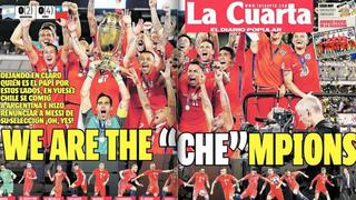 Chile campeón: Así celebró la prensa sureña el título de la Copa América Centenario [Fotos]