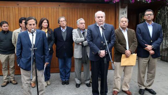 Pedro Cateriano se reunió con el expresidente Alejandro Toledo. (Andina)