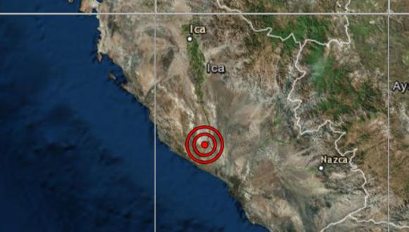 El temblor de magnitud 4,2 se registró a las 05:33 a.m.  (Foto: IGP)