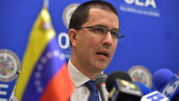 El ministro Jorge Arreaza dijo en Twitter, por otra parte, que ofrece todo su apoyo a los venezolanos que están en Perú y desean regresar a su país. (Foto: AFP)