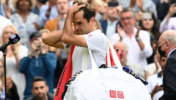 Roger Federer confesó que no irá a Tokio por unas molestias en la rodilla. (Foto: AFP)