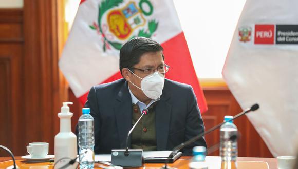 El presidente del Consejo de Ministros, Vicente Zeballos, consideró que desde el Congreso, se debería trabajar en una agenda única. (Foto: Andina)