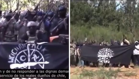 El grupo mapuche "Weichan Auka Mapu" manda mensaje a Sebastián Piñera por la militarización de varias zonas del sur del país chileno. (Foto: Captura YouTube /
Pablo Fontirroig)