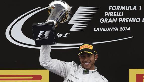 Hamilton logra su cuarto triunfo y el liderato del Mundial. (AFP)