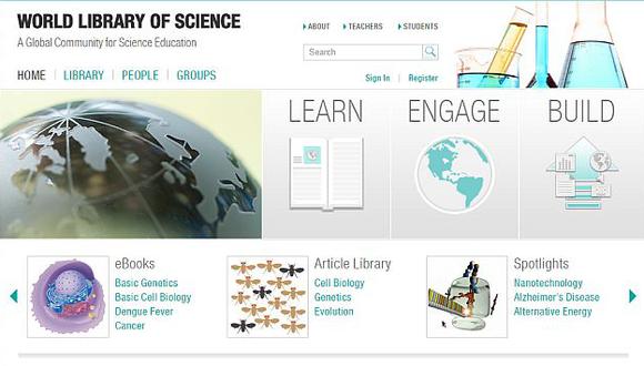 Conoce la Biblioteca Mundial de la Ciencia. (Captura de pantalla)