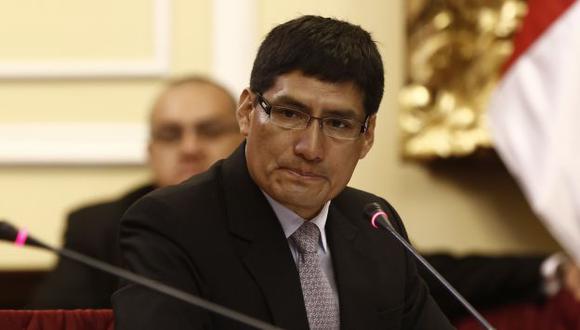 Incómodo. Ronald Barrientos fue consultado sobre Ollanta Humala. (Renzo Salazar)
