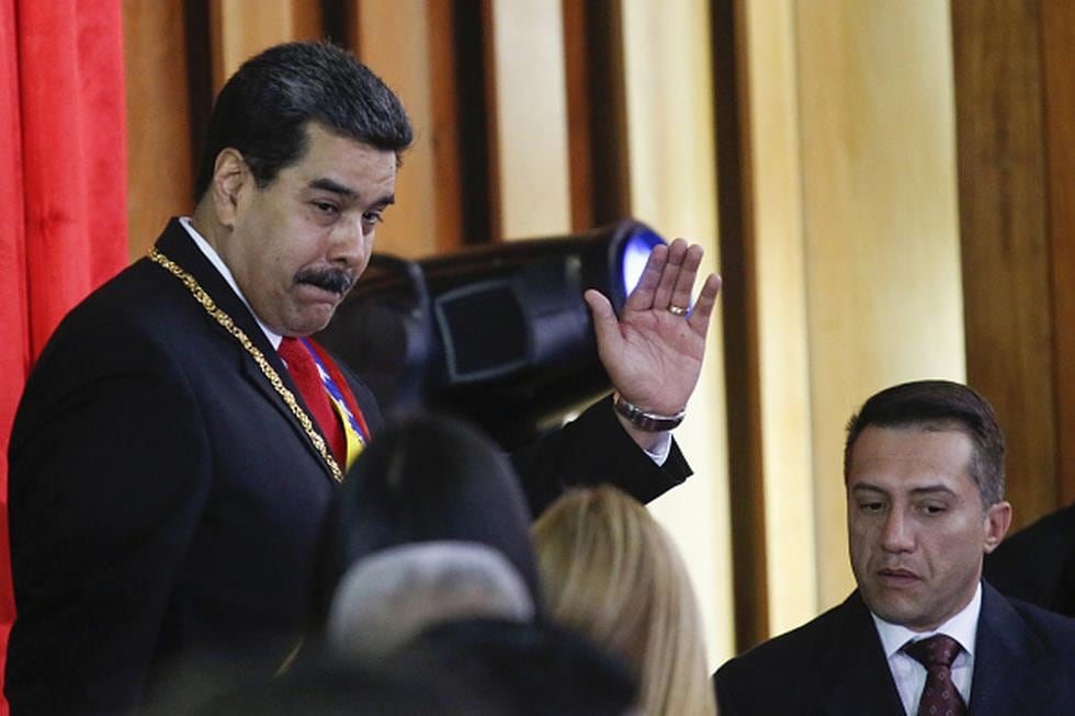 Maduro aseguró que su régimen entrega a seis millones de familias cajas de alimentos a precios subsidiados. (Getty)