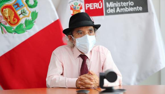 Modesto Montoya también se mostró en contra de un adelanto de elecciones generales. Foto: Ministerio del Ambiente