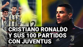Cristiano Ronaldo compartió un mensaje por llegar a los 100 partidos con Juventus