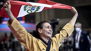 Con la bandera peruana en lo alto: Rommy Hübner gana medalla de oro en el Mundial de Taekwondo Poomsae 2022