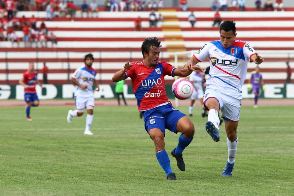 Mannucci y Alianza Universidad empataron 2-2 por el cuadrangular del ascenso. (Foto Jesús Saucedo)