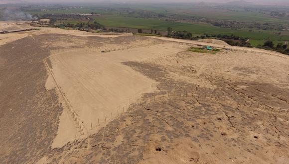 zona invadida se encuentra al lado oeste del sitio arqueológico. (Foto: Andina | Luis Puell)