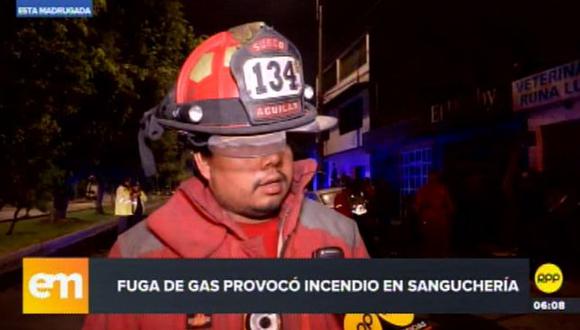 El incendio no dejó heridos, pero sí grandes pérdidas económicas, pues todo el local fue consumido por las llamas. (Video: RPP)