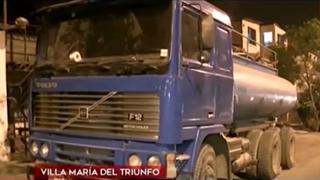 Villa María del Triunfo: camión cisterna se estrella contra viviendas y mata a niña de 5 años | VIDEO