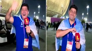 La emotiva celebración del ‘Checho’ Ibarra tras el triunfo de Argentina sobre Croacia: “Estoy como loco”
