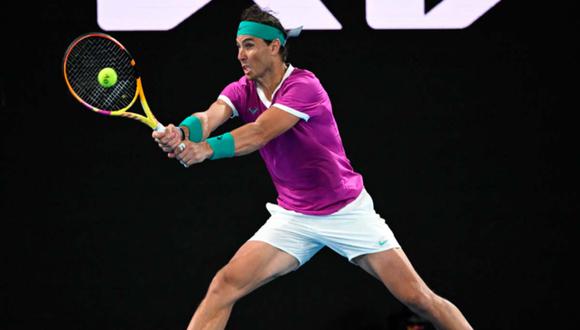 Rafael Nadal campeón Australian Open 2022 tras vencer a Medvedev | Foto: EFE.