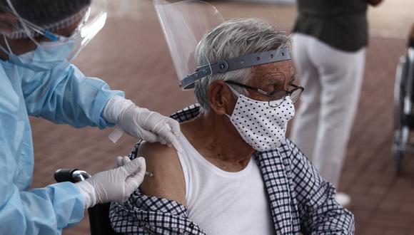 Este viernes 16 de abril inicia vacunación de mayores de 80 años en Lima y Callao (Foto: Jesús Saucedo/GEC)