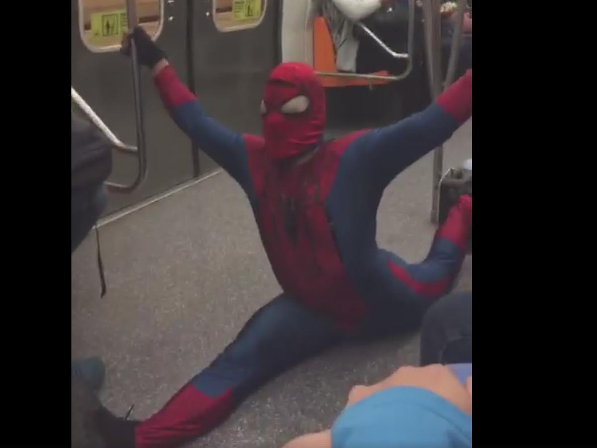 Spiderman' baila el 'Dura Challenge' en un metro y sorprende a Daddy Yankee  [VIDEO] | REDES-SOCIALES | PERU21