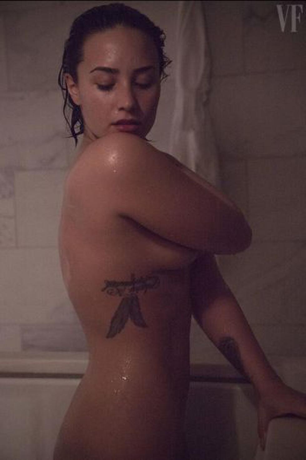 Demi Lovato se desnudó en cuerpo y alma para la revista Vanity Fair [Fotos y video] | ESPECTACULOS