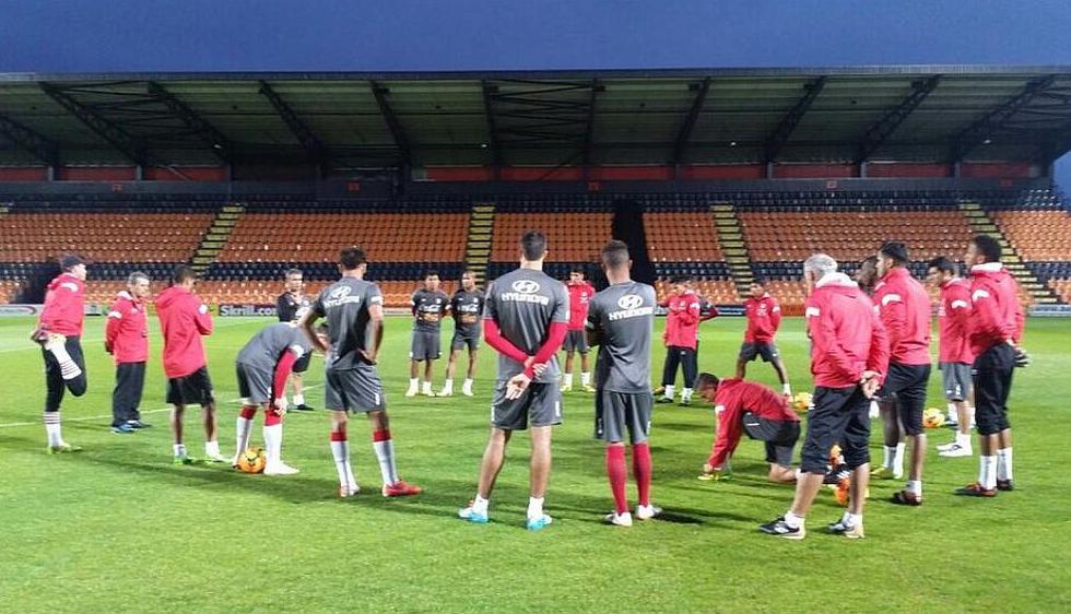 La selección peruana ya se encuentra en Londres e inició su preparación para el amistoso que sostendrá ante Inglaterra. (Difusión)