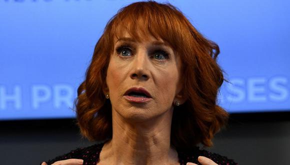 La comediante estadounidense Kathy Griffin revela que tiene cáncer de pulmón. (Foto: AFP)