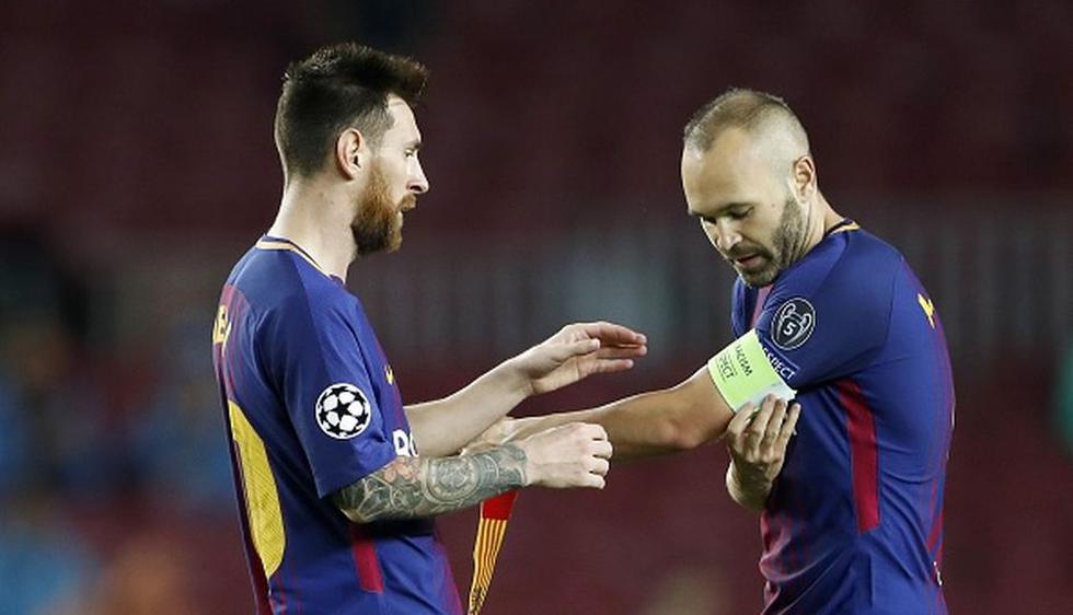 Lionel Messi y Andrés Iniesta arrancaron como titulares en el esquema de Ernesto Valverde. (Getty Images)