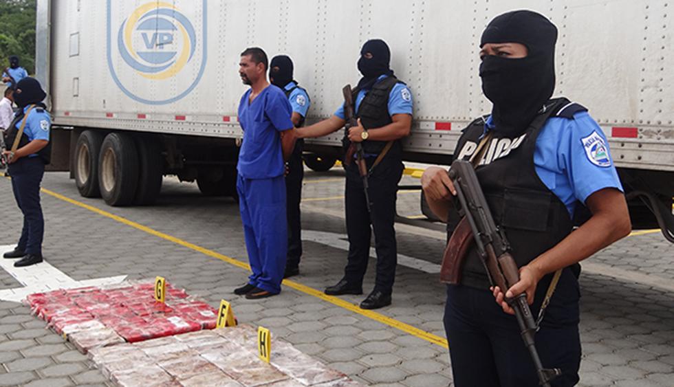 Autoridades nicaragüenses capturaron a ciudadano de Guatemala con más de 100 kilos de cocaína. (Foto: www.policia.gob.ni)