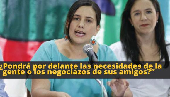 La ex candidata presidencial exigió que también se investigue a García y Humala (Mario Zapata/Perú21)