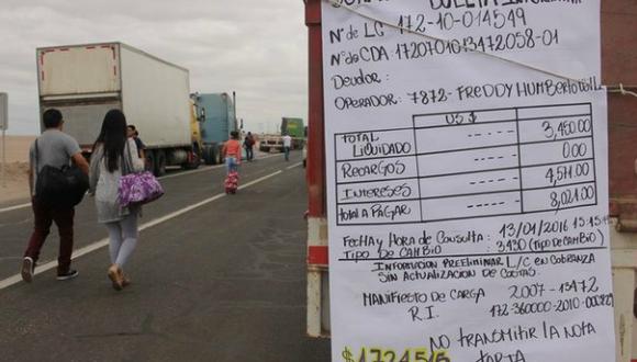 En Tacna, camioneros cumplen su segundo día de paro afectando a los pasajeros (Correo)