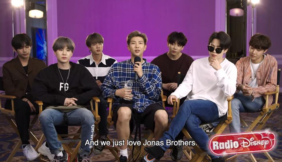 BTS revela su admiración por los Jonas Brothers y avivan rumores de una posible colaboración. (Foto: Captura de video)