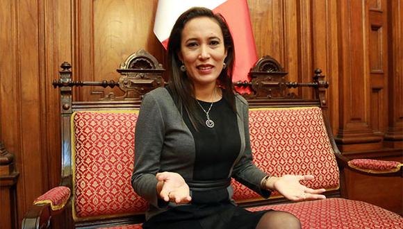 Paloma Noceda reveló&nbsp;que fue invitada “en su momento” a ser parte de la Bancada Liberal, no obstante descartó integrar esa agrupación. (Foto: Agencia Andina)
