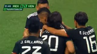México vs. Venezuela: Roberto Alvarado hizo el gol del 1-1 en amistoso en Atlanta | VIDEO