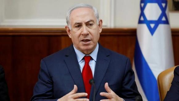 Benjamin Netanyahu también volvió a felicitar y agradecer la decisión de Estados Unidos de cerrar la oficina de representación diplomática en Washington de los palestinos. (Foto: EFE)