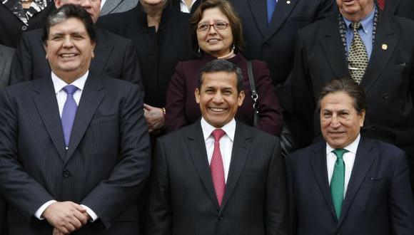 A Ollanta Humala, Alan García y Alejandro Toledo sonríen con la posibilidad de no responder ante la justicia por sus actos. (Perú21)