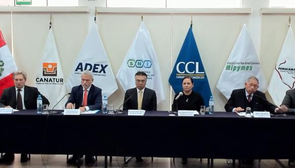 Los empresarios envían un mensaje a los representantes de la OEA que están en el Perú. La OCDE, en tanto, señala que en Perú hay “alta incertidumbre política y baja confianza empresarial”. (Imagen: Captura de pantalla)