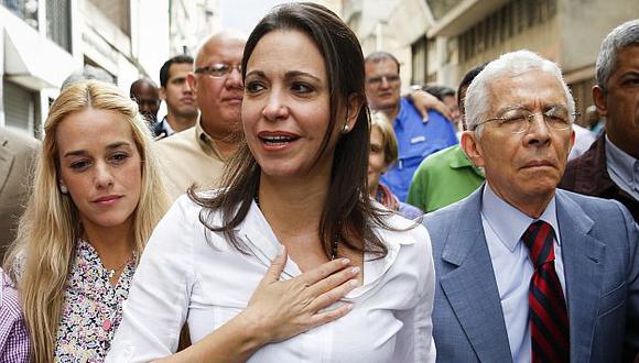 María Corina Machado es acusada de varios delitos por el chavismo. (Reuters)
