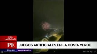 Costa Verde: Fuegos artificiales iluminaron el cielo por el Bicentenario