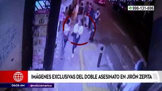 Nuevas imágenes sobre el asesinato a dos extranjeras en el Jirón Zepita en el Centro de Lima