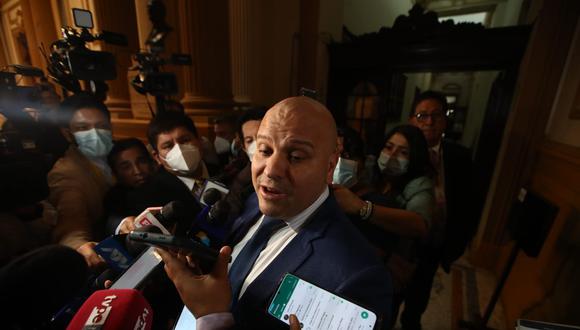 El ministro Alejandro Salas se pronunció sobre la moción de vacancia contra Pedro Castillo. Foto: GEC