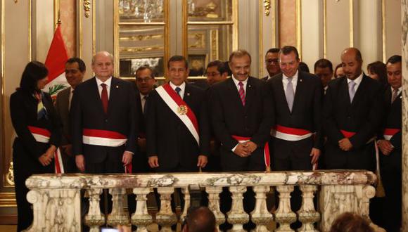 Ollanta Humala y Pedro Cateriano dejaron entrever posibles cambios de ministros. (Perú21)