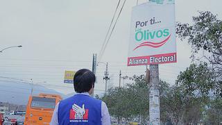 Defensoría detecta propaganda electoral prohibida en Lima Norte