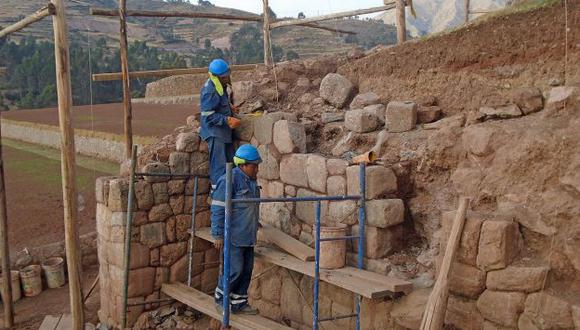 La DDC precisó que para las labores de restauración en el lugar, se ha invertido 1 millón 262 mil soles. (Dirección Desconcentrada de Cultura de Cusco)