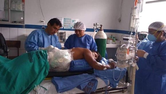 Los médicos esperan que joven pueda ser trasladado a Lima para recibir una atención especializada. (Difusión)