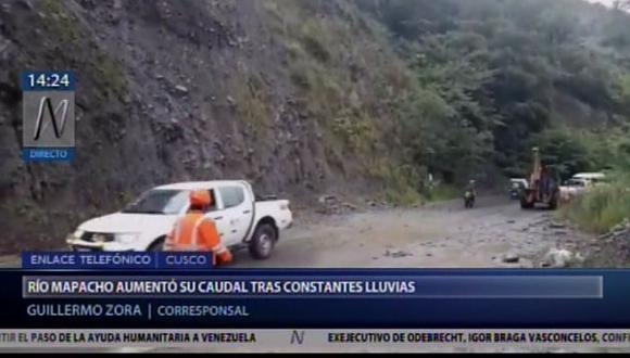 Aproximadamente 8 horas de lluvias continuas afectaron diversas zonas de la región de Cusco. (Video: Canal N)