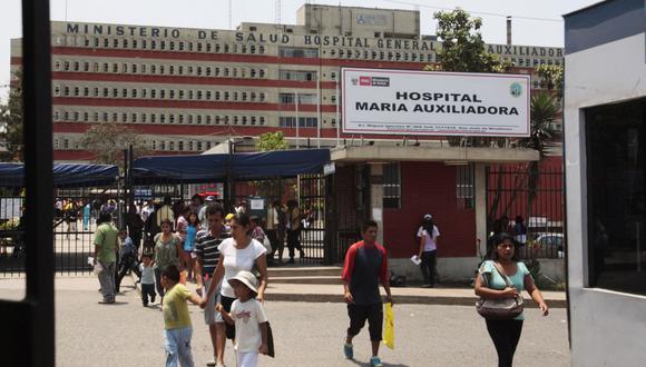Aíslan a más de mil trabajadores del hospital María Auxiliadora en el marco de la cuarentena por coronavirus (Foto: Andina)