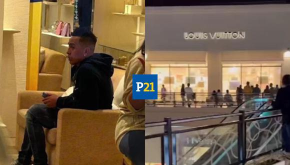 Christian Cueva y su esposa Pamela López fueron captados haciendo compras en la tienda Louis Vuitton. (Foto: Instarándula)