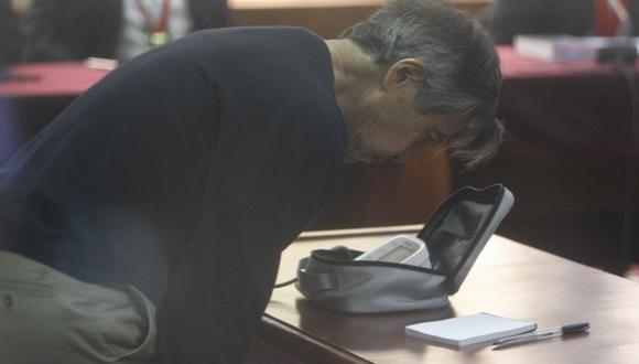 Hospitalizado. Alberto Fujimori recién hoy sería dado de alta.  (Mario Zapata)