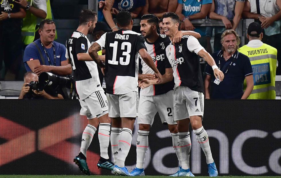 Juventus le ganó 4-3 al Napoli en tiempo de descuento con goles de Higuaín y Cristiano Ronaldo. (Foto: AFP)
