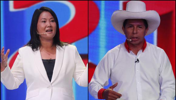 Pedro Castillo y Keiko Fujimori participarán en un debate organizado por el JNE este domingo 30 de mayo en Arequipa en el marco de la segunda vuelta de las Elecciones 2021. (Fotos: Archivo GEC)