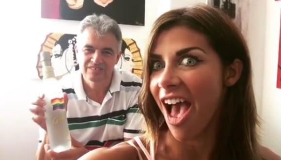 Xoana González apareció en Instagram al lado de su papá y armó tremendo revuelo.